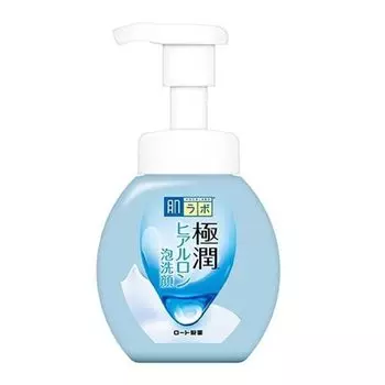 Hada Labo Gokujun Soft Hyaluronic Foam Face Wash Пена для умывания с супер гиалуроновой кислотой Адсорбированная гиалуроновая кислота W 160 мл и