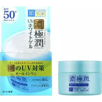 Hada Labo Gokujun UV White Gel 90g (SPF50+ PA++++)