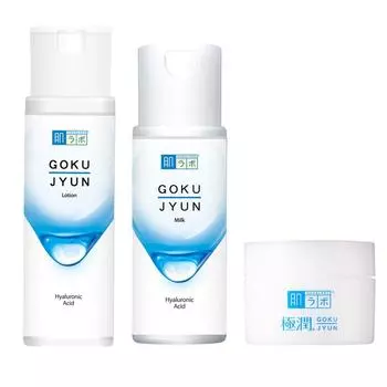 Hada Labo Gokujyun Лосьон 170 мл / Молочко 140 мл / Крем 50 г / Выберите 1 из Vita Ампула, лосьон + молочко + крем