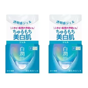 Hada Labo Hakujun Medicated Whitening Gel 100g Set of 2 Skin Care Moisture Medicated Whitening Beautiful Skin Night Care Gel Refreshing Moisture Skin