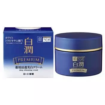 Hada Labo Hakujun Premium Medicated Penetration Whitening Special Thick Cream содержит белую транексамовую кислоту 50 г