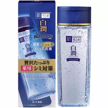 Hada Labo Hakujun Premium Medicinal Stain Countermeasure Dense Gelee Whitening Serum Содержит Белую Транексамовую Кислоту Большая Емкость 200 мл