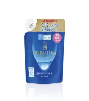HADA LABO Shirojun Premium Whitening Emulsion эмульсия для сияния и ровного тона, 140 мл. - Сменный блок, 140 мл