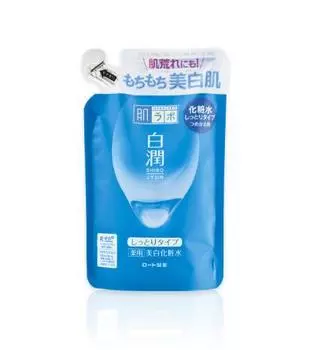 HADA LABO Shirojyun Medicated Whitening Lotion отбеливающий лосьон сменный блок, 170 мл - Тип || - мягкая, для нормальной и сухой кожи