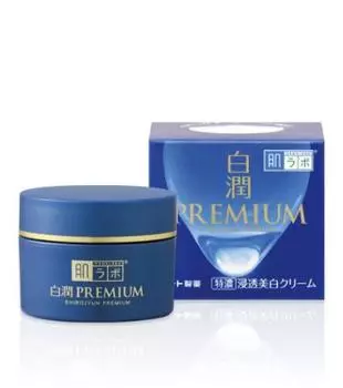 HADA LABO Shirojyun Premium Deep Whitening Cream крем для сияния и ровного тона кожи, 50 гр.