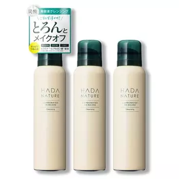 Hada Nature Carbonated Cleansing Высококонцентрированная газированная пена устраняет необходимость в двойном мытье лица, пенящееся для умывания лица, газированное