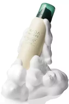 Hada Nature Carbonated Cleansing Высококонцентрированная газированная пена устраняет необходимость в двойном мытье лица, пенящееся для умывания лица, газированное