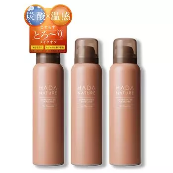 Hada Nature Carbonated Hot Cleansing Нет необходимости дважды мыть лицо с помощью согревающей газированной пенки для снятия макияжа Пенка для умывания лица Carbonated 3 [Макияж + +