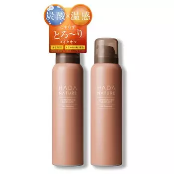 Hada Nature Carbonated Hot Cleansing Согревающая газированная пена устраняет необходимость в двойном умывании лица пенящийся очищающий газированный 2