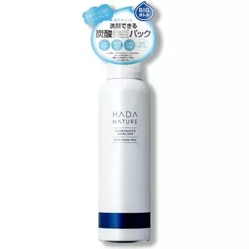 Hada Nature Carbonated Whitening Facial Cleansing Foam White Creamy Whip 220 г 2 месяца [Большая емкость] (приблизительно. поставка) Renewal