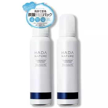 Hada Nature White Creamy Whip лечение темных пятен и пятен с помощью газированного очищающего средства для лица. Стоимость примерно 2 «Тщательная пена» (Лицо