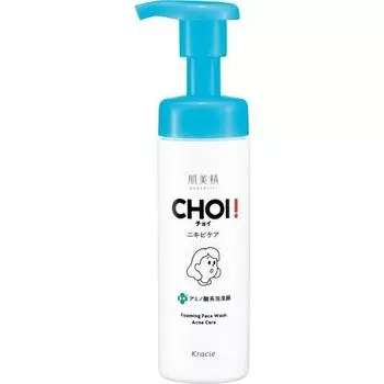 Hadabisei CHOI Foam Face Wash Medicated Acne Care 110g | Face Wash Foam Skin Care Rough Skin Dense Foam Sterilization Anti-inflammatory