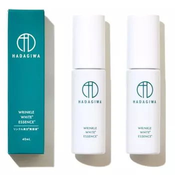 Hadagiwa Whitening Serum Набор из 2 сывороток для улучшения морщин, отбеливающая сыворотка с ниацинамидом 40 мл, крем для улучшения морщин, сделанный в Японии, женская эссенция