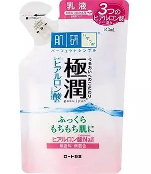Hadaken Gokujun Hyaluronic Emulsion Refill 140mL