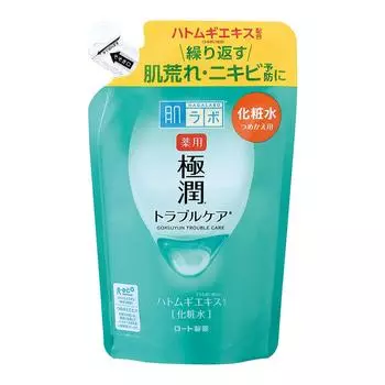 Hadaken Medicated Gokujun Skin Moist Содержит 2 ингредиента x Гиалуроновая кислота x Сквалан x Экстракт ячменя коикса 170 мл [Квази-лекарство] Кондиционер, Тип,