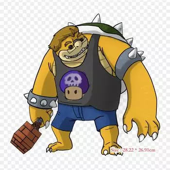 Hades Zeus Kart 8, термопереносная печать, виниловые нашивки, наклейки для одежды, аппликации «сделай сам», моющиеся нашивки