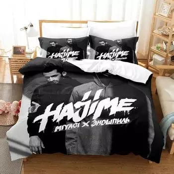 Хадзимэ, Пт. 3 Miyagi & Endgame Комплект постельного белья для мальчиков и девочек Twin Queen Size Пододеяльник Наволочка Кровать Детская Взрослая Домашний Текстиль Текстиль EU Single 135x200cm
