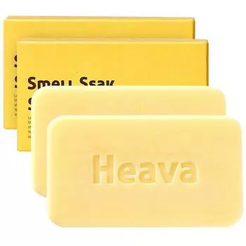 Haeba Smellssak Shampoo Bar Head Odor Removal Oily Scalp Shampoo Soap Solid Shampoo, 2 pieces, 81g