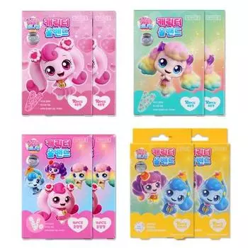 Haeho Catch Tiniping Character All Band 16 деталей Детская группа, 2 стандартных штриховки + таблица..., 1 набор, популярный персонаж в Корее