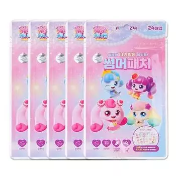 Haeho Catch Tinipping Summer Patch 24p, 5 шт., популярный персонаж в Корее