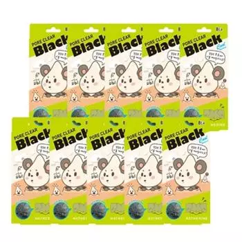 Haerin Black Nose Pack, 8 упаковок, 10 упаковок
