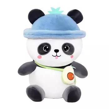 Haesol Animal Kingdom Персонаж Большая подушка для тела Mochi Спальная кукла, Белая панда, Корейские детские товары