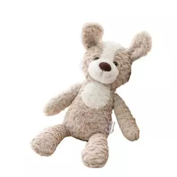 Haesol длинноногая собака животное персонаж тело подушка прикреплённая кукла, бежевый, корейские детские товары