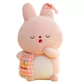 Haesol Dreamland Rabbit Animal Character Doll, Pink, Korean baby products