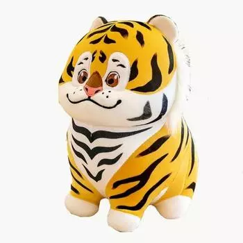 Haesol Eoheung Tiger Animal Character Attachment Doll, оранжевый, корейские детские товары