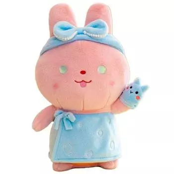 Haesol Rabbit символов большая подушка для тела Mochi спальная кукла, розовый халат, корейские детские товары