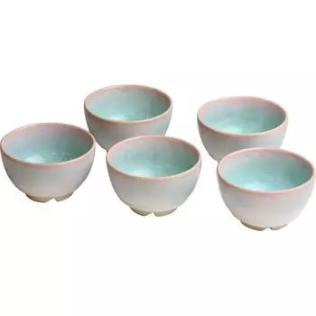 Hagi Pottery Small Bowl Mint Green 1 Hagiyaki 35601
