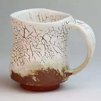 Hagi Toen Mug White Hagiyaki 24237 0.33