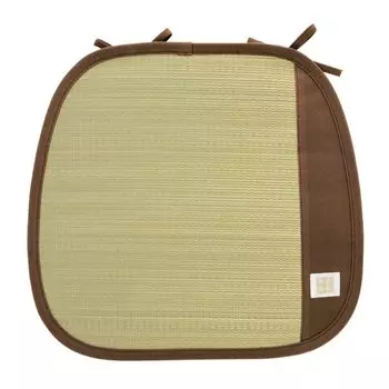 Hagiwara Chair Pad Brown W43 x D41cm Approx.