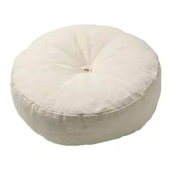 Hagiwara Cushion Ivory 45RX12cm Cotton Floor Round 270065707 Approx. Indian Cushion