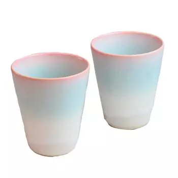 Hagiyaki мята пара чашка деревянная Hagiyaki столовая посуда семейное восстановление свадьба День (в коробке) SE4-171-3 празднование, праздник, подарок, Отцовский