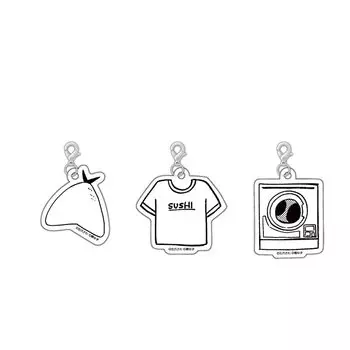 Hagoromo Minato Shoji Coin Laundry Motif Charm Set Minato Shin