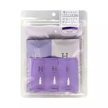 Hahonico Happy Life Hemasilk Trial Set treatment scalp lotion 2ml 3 pieces [Shampoo 10ml, 10g, each]