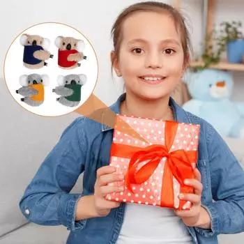 Haiabei 20 штук Коала клипсы карандаши пушистый коала медведь обнимашка клипса игрушка