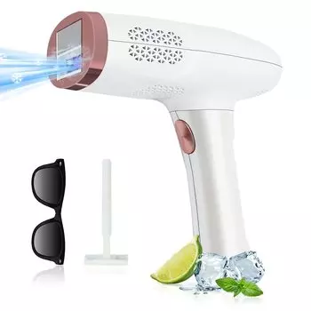 HAIHUANG Удаление волос Охлаждение Удаление волос Vio 5 уровней Light Beauty Light Удаление волос Охлаждение Для всего дома Японская инструкция Белый