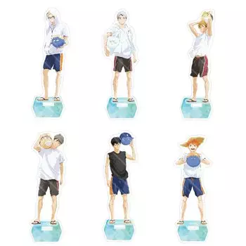 Haikyu Acrylic Stand Goods Tsukishima Hotaru Kita Shinsuke Miya Yu Hinata Shoyo Kageyama Tobio Miya Osamu Karasuno Inarizaki High School Cute Figure