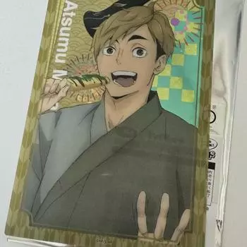 Haikyu Ash Day Atsumu Прозрачная открытка Продажа