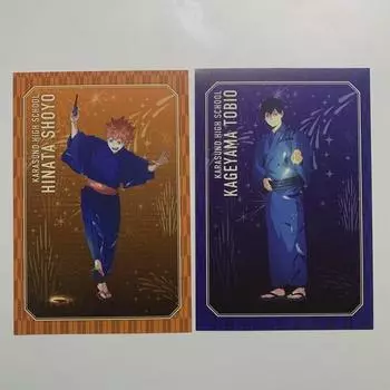 Haikyu Autumn Предварительный заказ Benefit Postcard Кагеяма Хината
