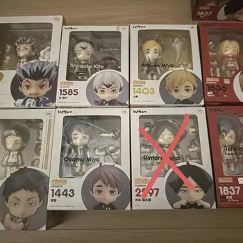 Haikyu Bokuto, Akaashi, Osamu, Atsumu, Kenma, Kuroo Nendoroid