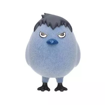 Haikyu!! Fluffy Puffy Lage Crow & Black Cat lizard glass