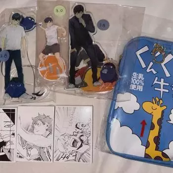 Haikyu Gungun Milk Water Play Mascot Акриловая хроника Ветвь