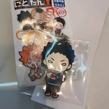 Haikyu Iwaizumi Character Rubber Strap Keyring Charm Aoba Josai Nitotan