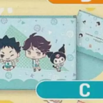 Haikyu Sanrio Pouch Aobajosai Seijo Oikawa Iwaizumi