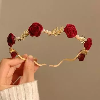 Haimeikang Модные обручи для волос со стразами, повязки на голову для женщин, элегантные жемчужные ободки, ободок для волос, аксессуары для волос для девочек