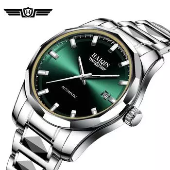 HAIQIN Автоматические водонепроницаемые механические роскошные часы