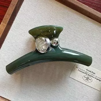 Hair Accessories Women s Large Grab Clip Fashion Temperament Simple Hair Grab Shark Clip Acrylic Disc Hairpin Hairpin Headgear